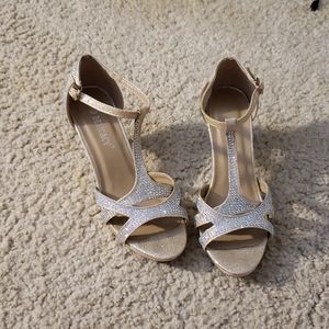 Never worn sparkly heels